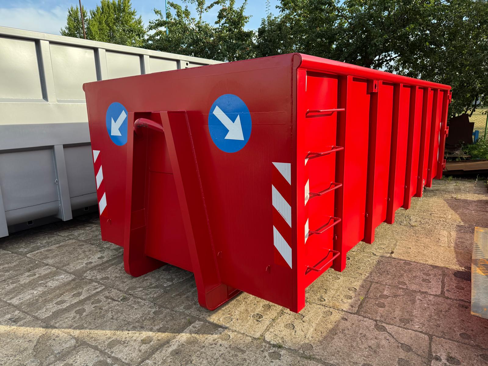 conteneur ouvert 20m3 Lhorto 1 Le Conteneur Ouvert LHORTO 20m3 pour le chargement de gravats, de bois, de ferraille, de déchets verts, adapté aux chantiers, recyclage, gestion des déchets